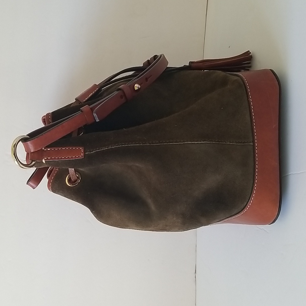 DOONEY &Bourke Suede Drawstring Bag. SOLD OUT !!! - Picture 11 of 16